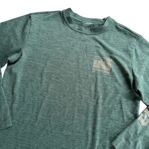 Patagonia Kids Green Long Sleeve Capilene Shirt S 7-8 62396 Save Our Home Planet